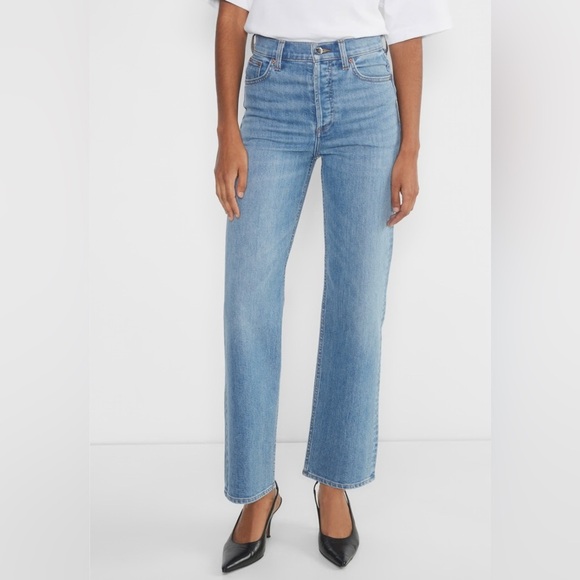 Denim Forum Denim - Aritzia Denim Forum Arlo Jeans light wash straight